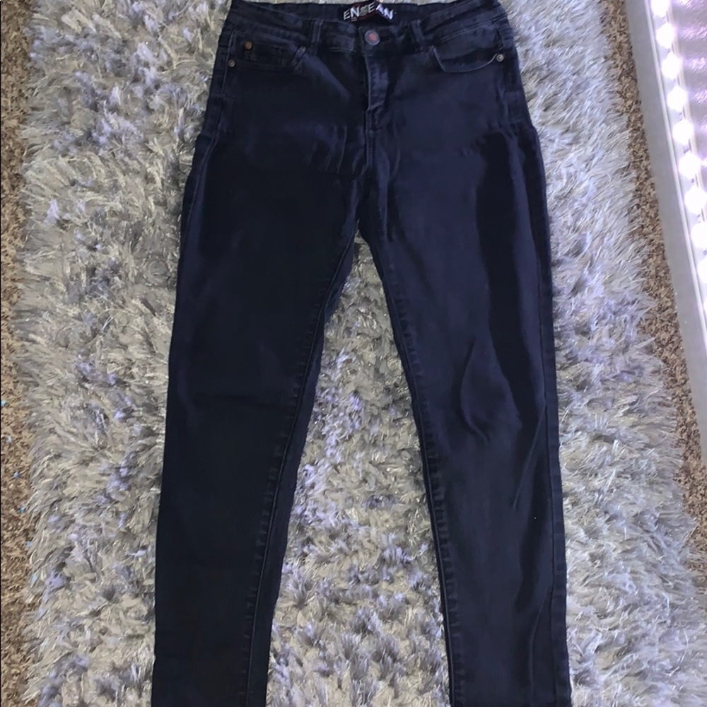 Womens Black Jeggings